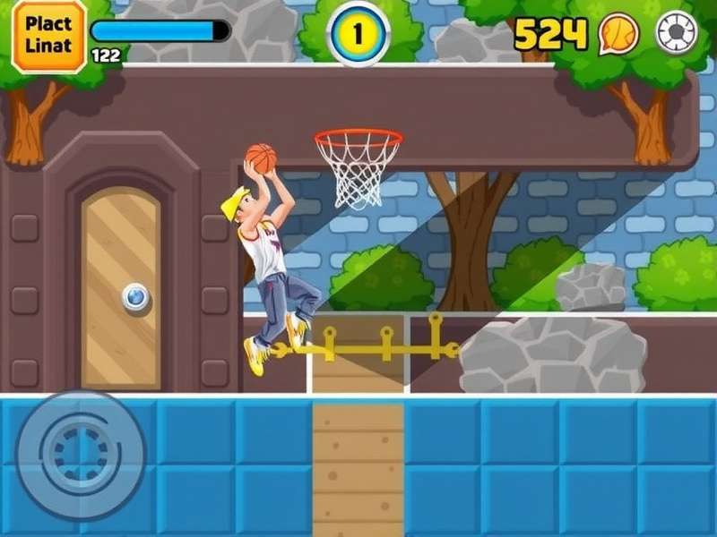 Power Dunk in Dunk King Adventure